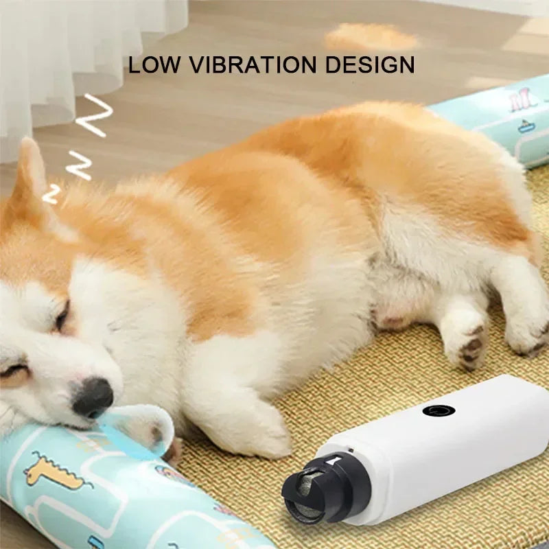 Rechargeable Electric Dog & Cat Nail Grinder - Tutuky