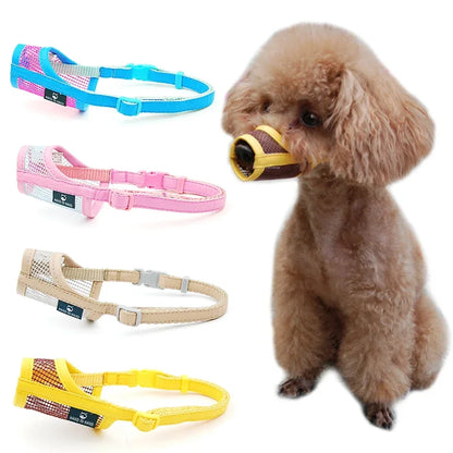 Anti Barking Nylon Muzzle Pet Mouth Muzzles for Dogs - Tutuky
