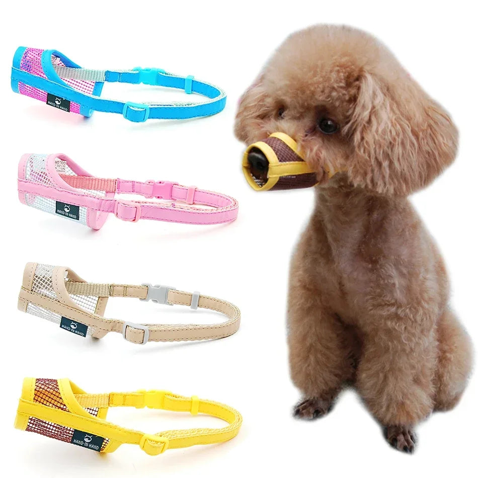 Anti Barking Nylon Muzzle Pet Mouth Muzzles for Dogs - Tutuky