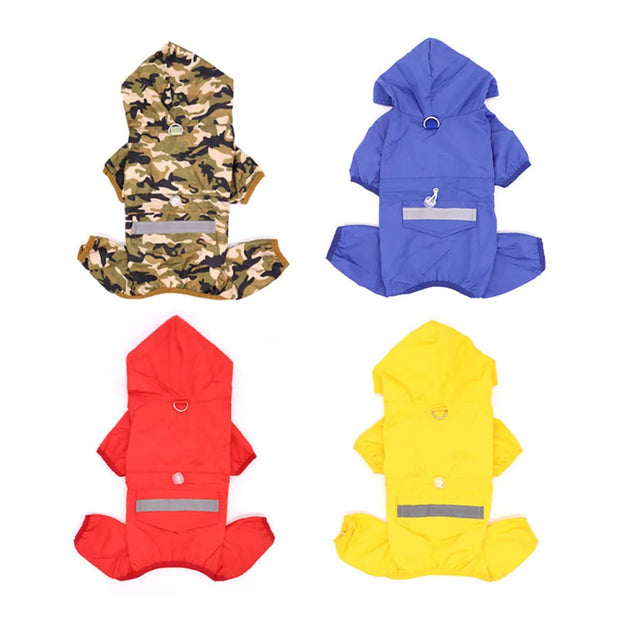 Dog Raincoats Waterproof with Hoodie - Tutuky