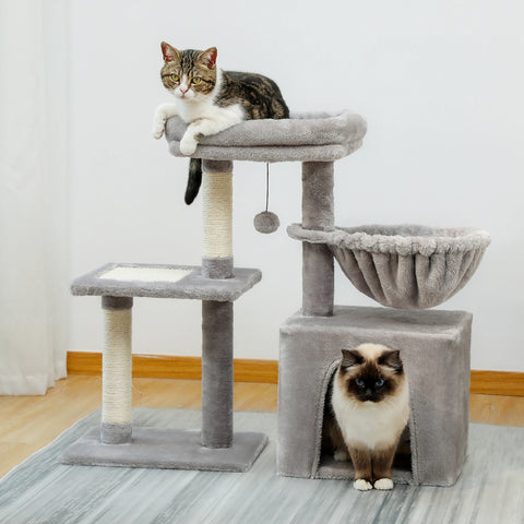 Cat tree Tower for Indoor Cats  with Scratching Posts - Tutuky