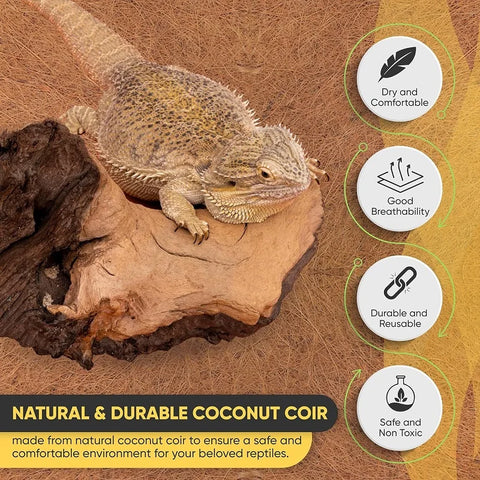 Natural Coco Fiber Pet Coir Mat - Tutuky