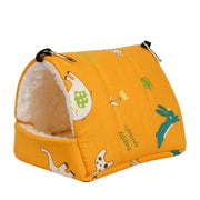 Cute Print Bird Bed Mini Cage - Tutuky