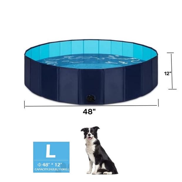 Collapsible Dog Swimming Pool - Tutuky