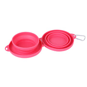 Double folding rubber bowl for feeding pets - Tutuky