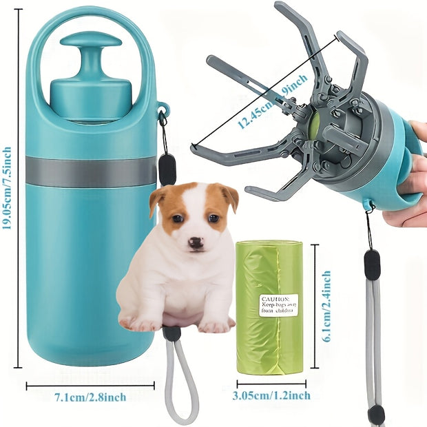 Portable Dog Poop Scooper with Bag Dispenser - Tutuky