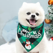 Christmas Pet Triangle Scarf Dog Bandanas - Tutuky