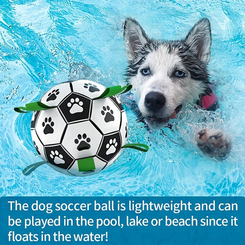 Dog Toys Soccer Ball With Straps - Tutuky