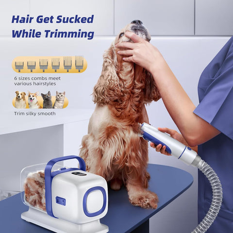 Dog Grooming Kit with Pet Grooming Vacuum - Tutuky