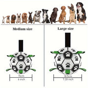 Dog Toys Soccer Ball With Straps - Tutuky