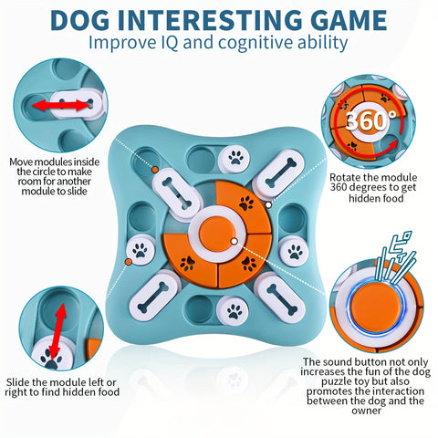 Interactive Dog Puzzle Toy - Tutuky