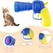 Cat Toy Balls with Launchers Set - Tutuky