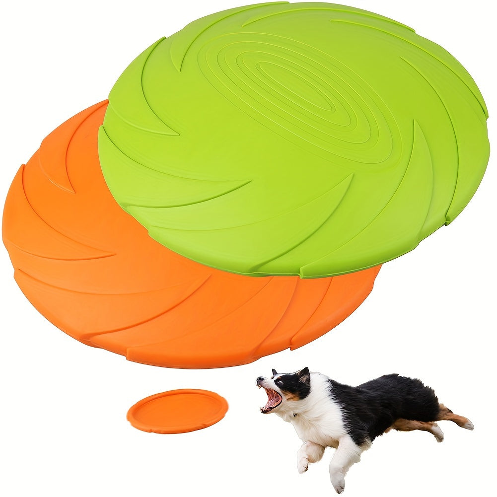 2Pcs Dog Toys 7 Inch Dog Flying Disc - Tutuky