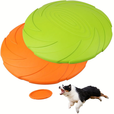 2Pcs Dog Toys 7 Inch Dog Flying Disc - Tutuky