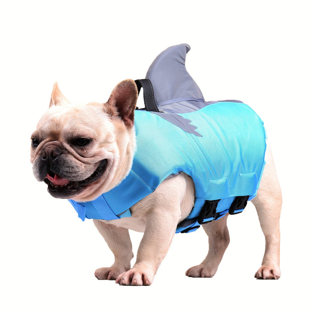 Reflective Shark Shape Pet Life Jacket - Tutuky