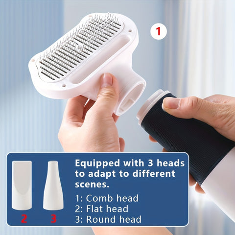 3 In 1 Pet Grooming Hair Dryer And Comb - Tutuky