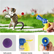 Cat Toy Balls with Launchers Set - Tutuky