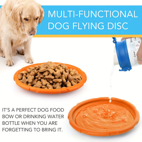 2Pcs Dog Toys 7 Inch Dog Flying Disc - Tutuky